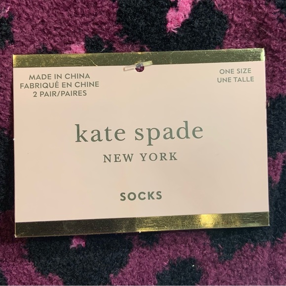 Kate Spade New York Slipper Socks OSFM Size 4-10 NWT $30 - Picture 8 of 9